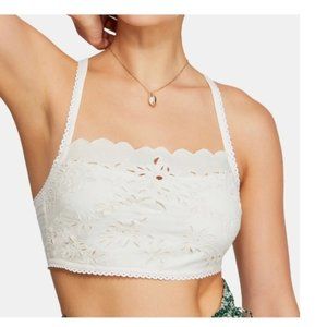 Free People Cassandra Embroidered Top